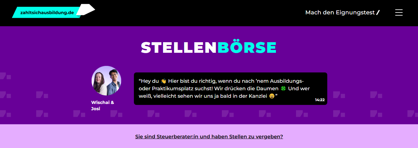 Scr ZSAB Azubiboerse WischaiJose